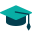 gradution cap icon